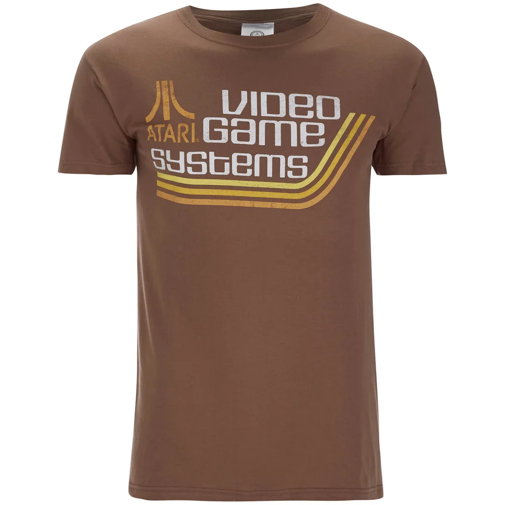 Atari Herren Atari Games Systems T-Shirt - Grau - S - Braun Bild 1