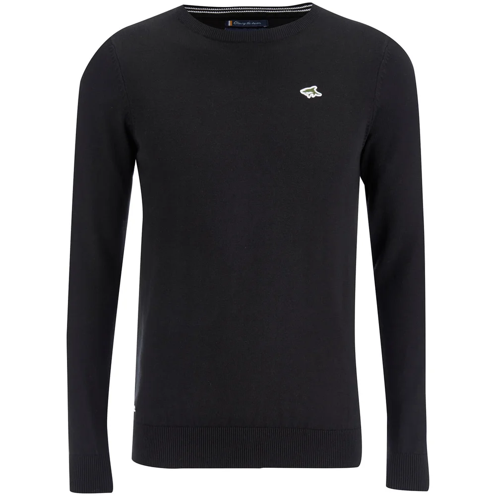 Le Shark Men's Union Cotton Crew Neck Jumper - Black - S - Schwarz Bild 1