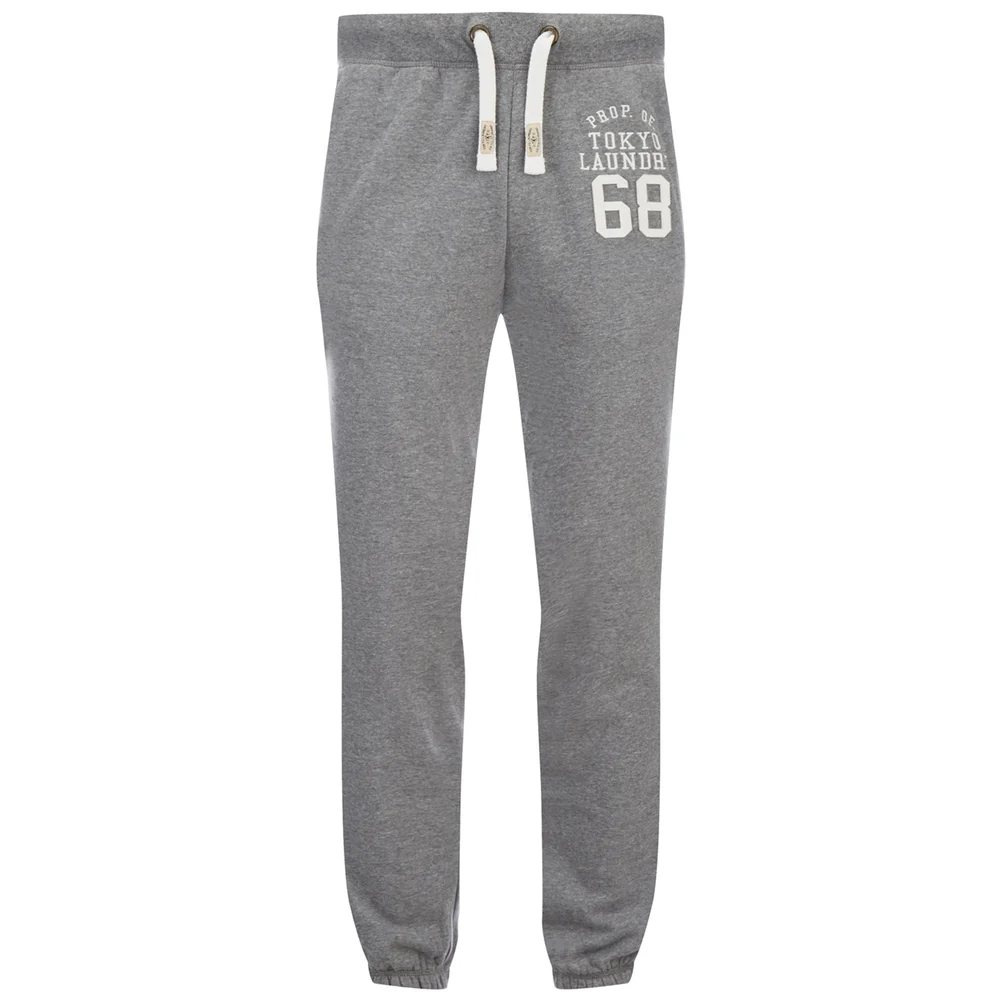 Tokyo Laundry Men's Lewiston Sweatpants - Mid Grey Marl - S - Grau Bild 1