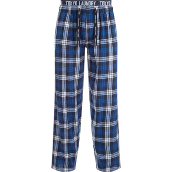 Tokyo Laundry Men's Cordella Flannel Lounge Pants - Blue Check