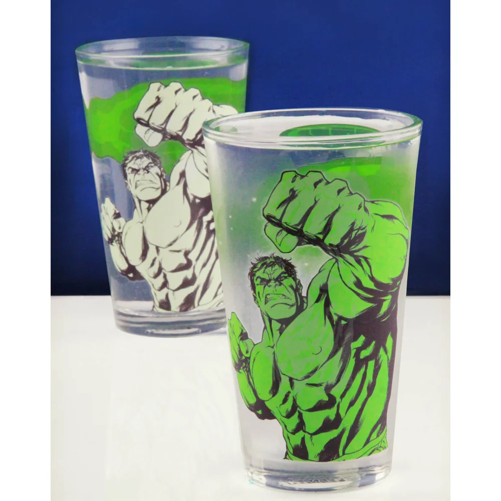 Marvel Hulk Colour Changing Glass Bild 1