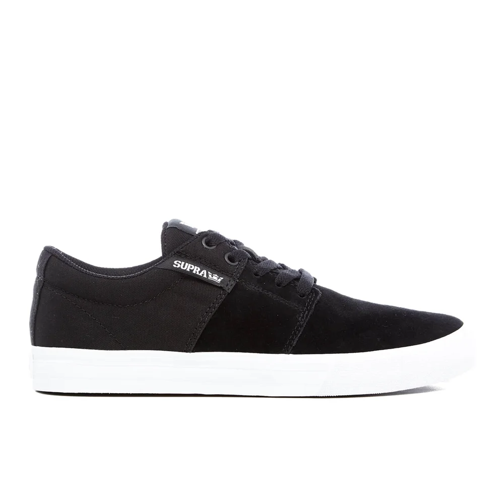 Supra Men's Stacks Vulc II Trainers - Black/White - UK 7 - Schwarz Bild 1
