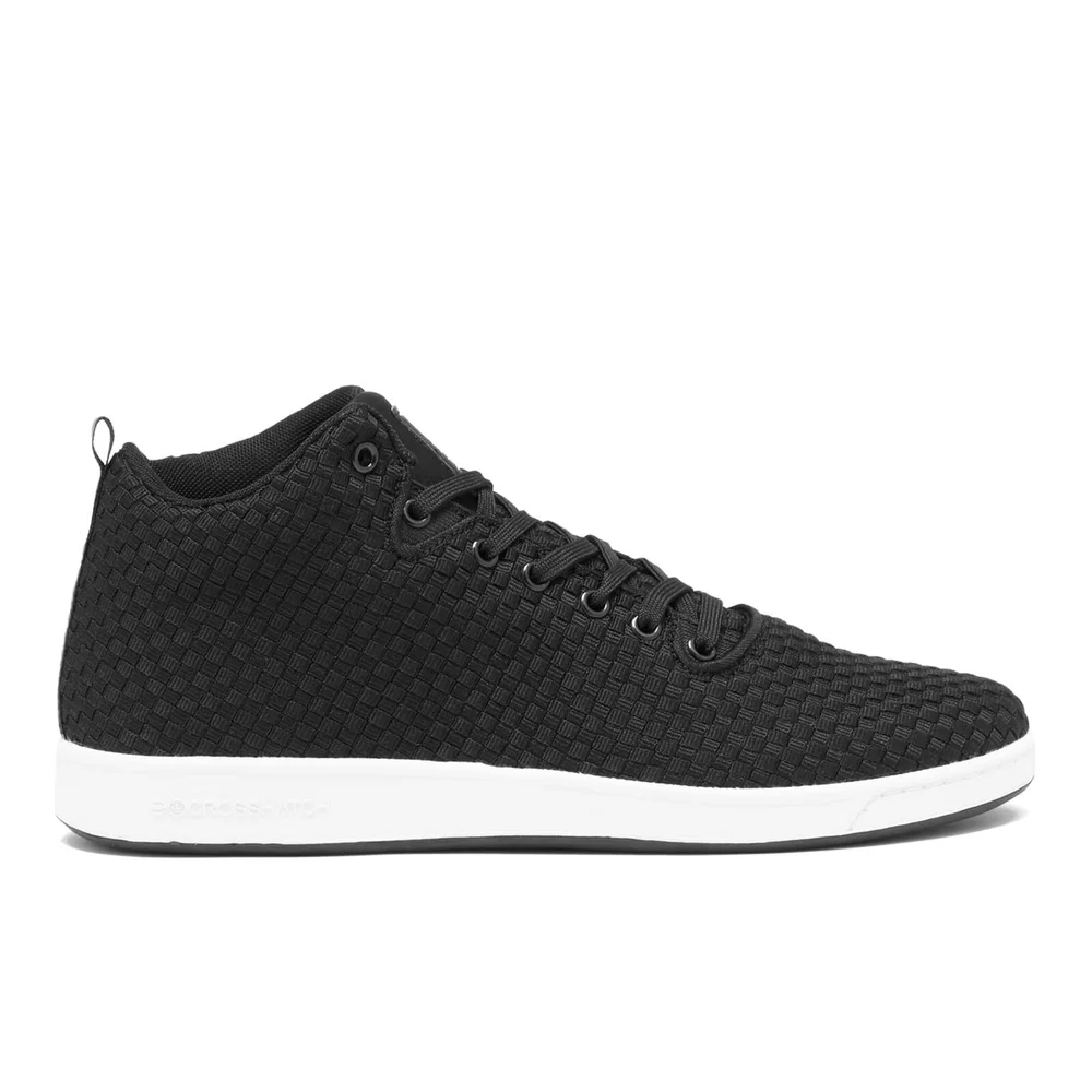 Crosshatch Herren Blythe High Top Trainers - Black - UK 7 - Schwarz Bild 1