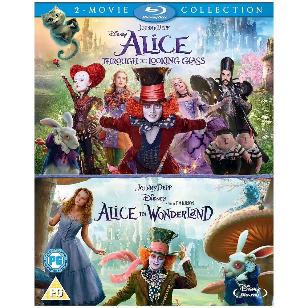 Alice im Wunderland: Hinter den Spiegeln/Alice im Wunderland Doppelpack Bild 1