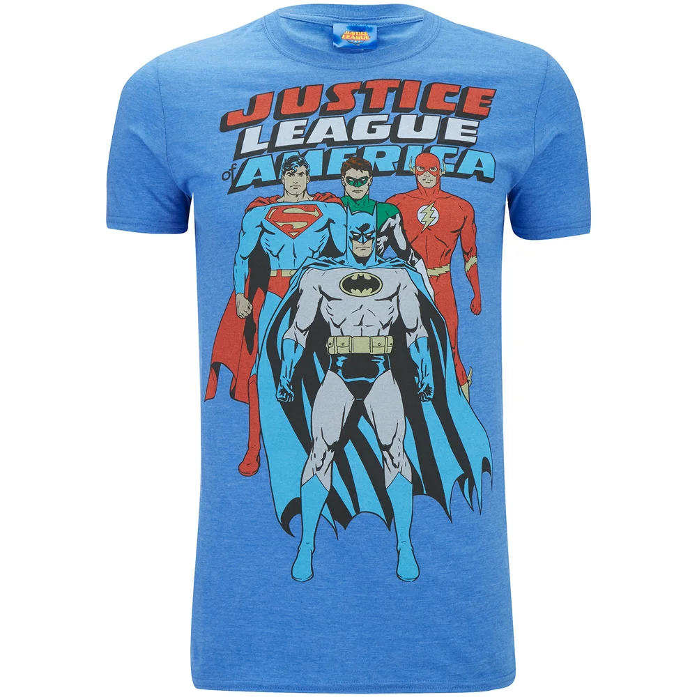 DC Comics Herren Justice League T-Shirt - Blau - S - Blau Bild 1