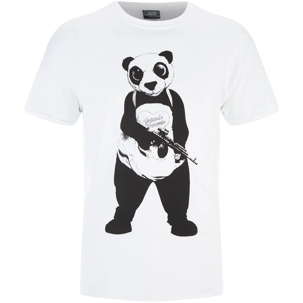 DC Comics Suicide Squad Men's Panda T-Shirt - Schwarz - S - Schwarz Bild 1