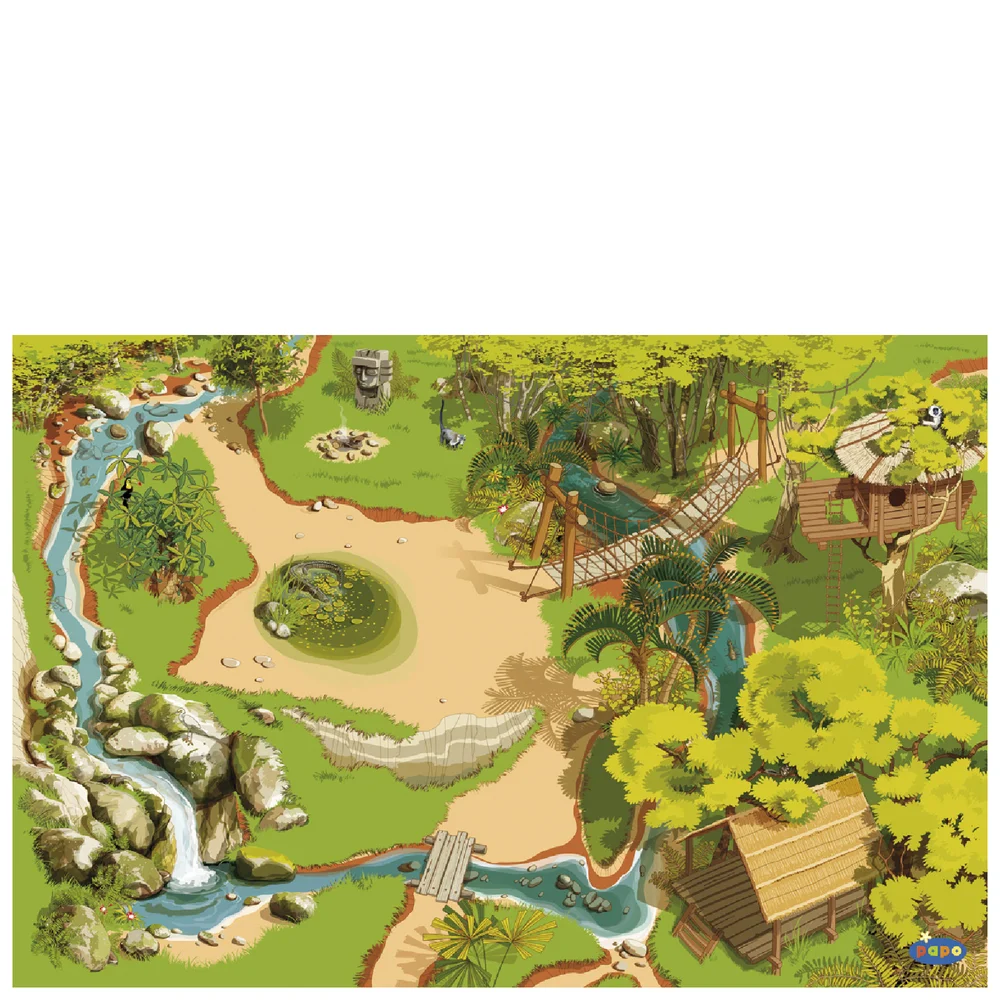Papo Wild Animal Kingdom: Jungle Playmat Bild 1