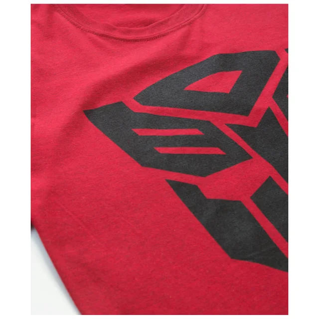 Transformers Herren Transformers Black Emblem T-Shirt - Rot