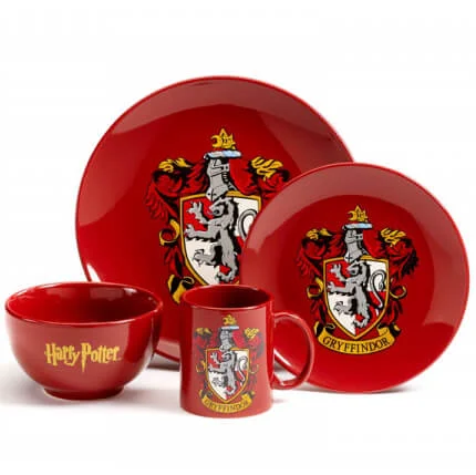 Harry Potter Gryffindor 4-teiliges Geschirrset Bild 1