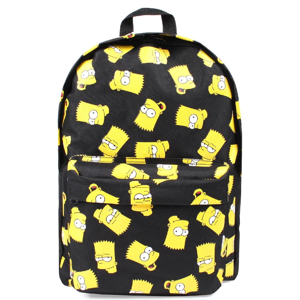 The Simpsons Men's Bart Face Backpack - Black Bild 1