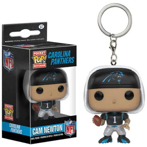 NFL Cam Newton Pocket Pop! Vinyl Schlüsselanhänger Bild 1