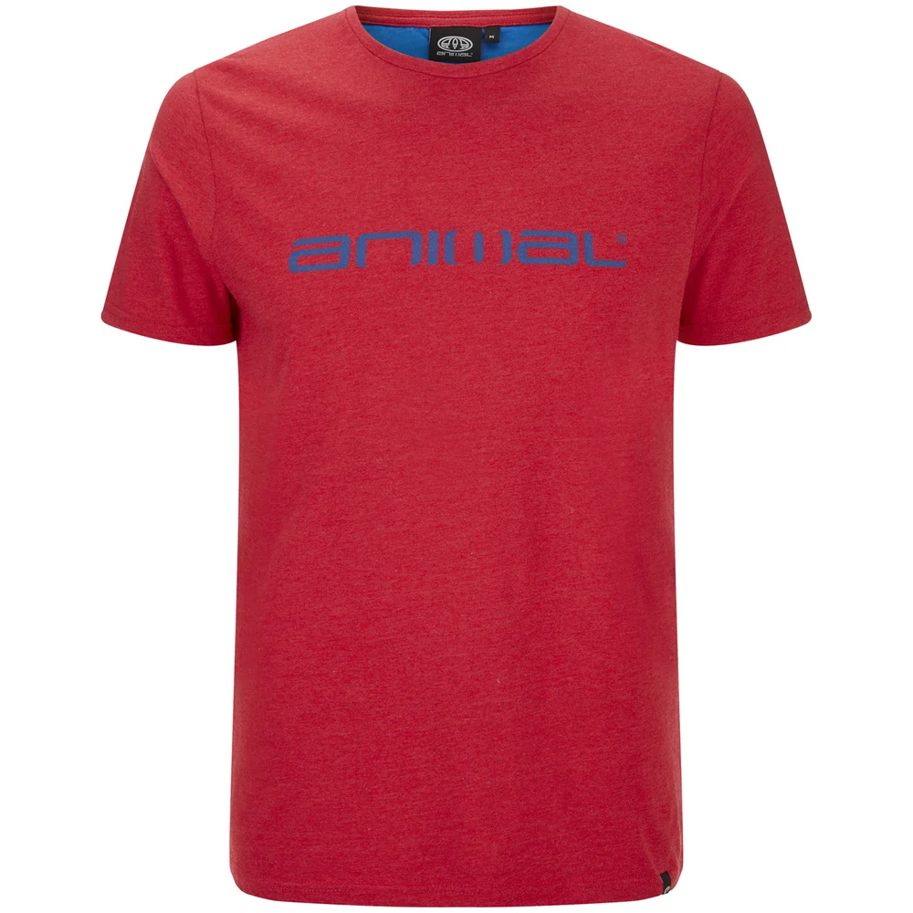 Animal Men's Marrly T-Shirt - Crimson Red Marl - S - Rot Bild 1