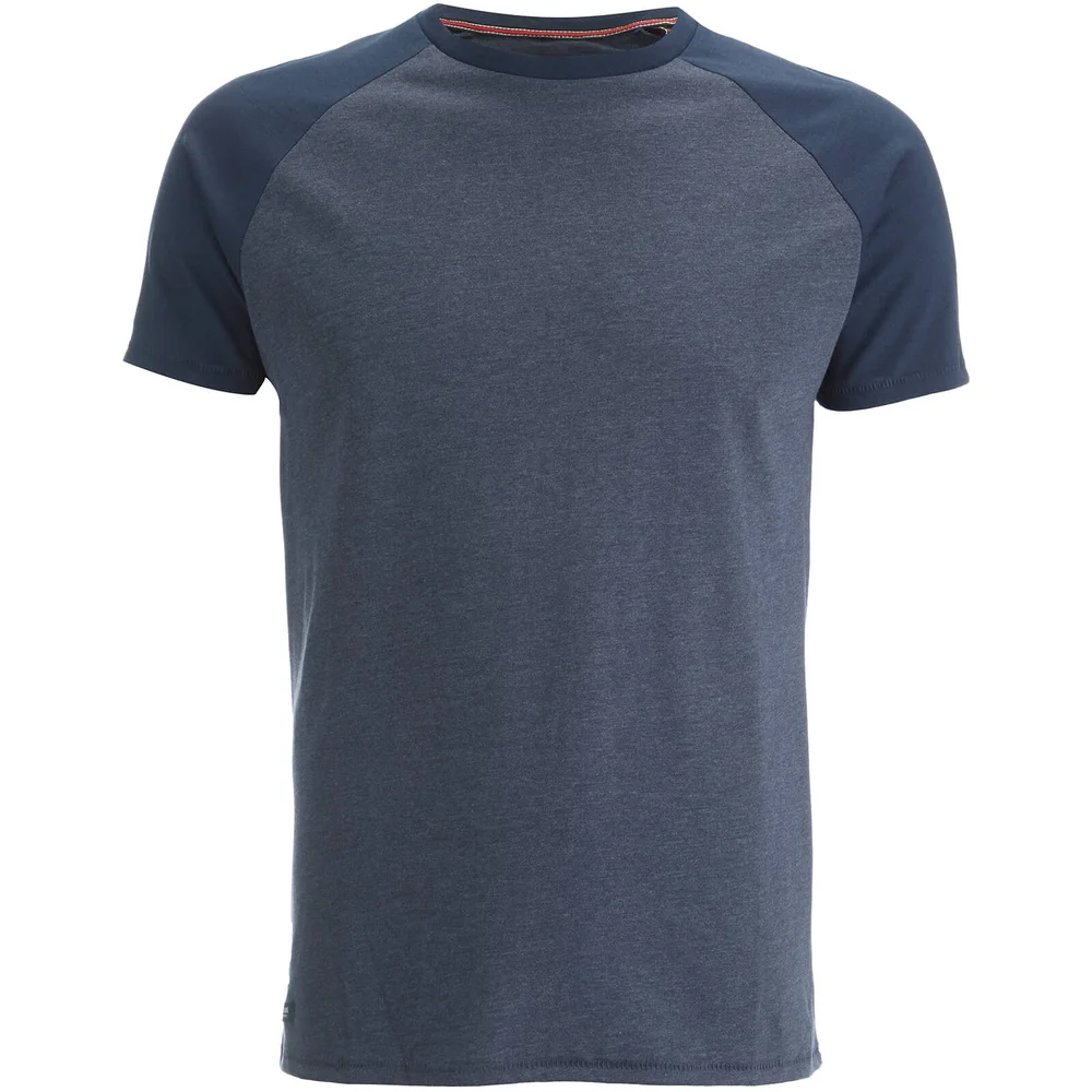 Threadbare Men's Abbot Raglan Sleeve T-Shirt - Navy Marl - S Bild 1