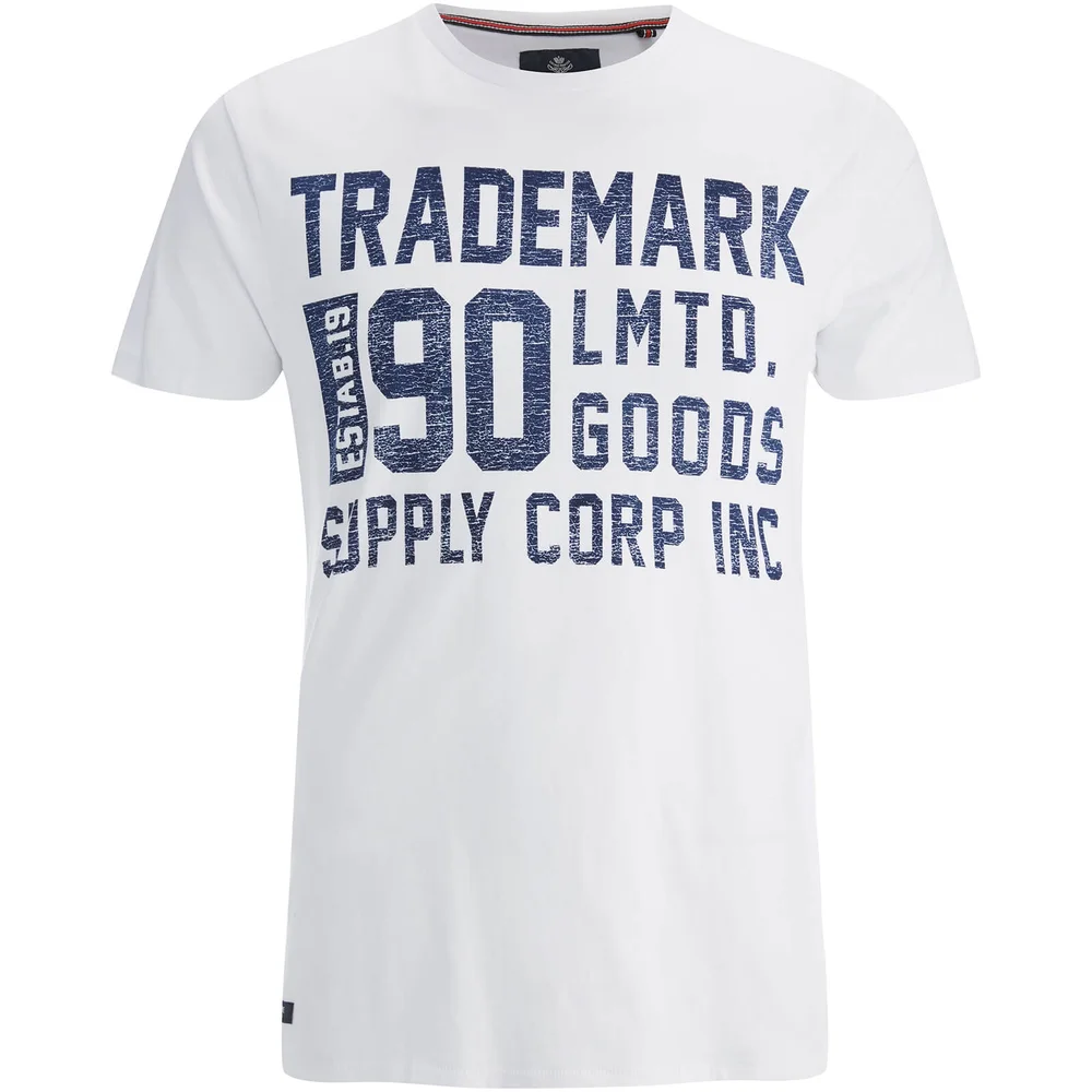 Threadbare Men's Palm T-Shirt - White - S Bild 1