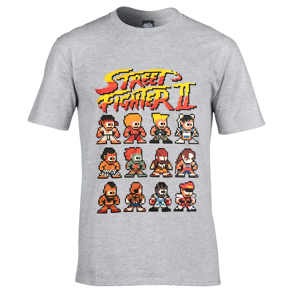 Capcom Street Fighter Herren Street Fighter II T-Shirt - Grau - S - Grau Bild 1