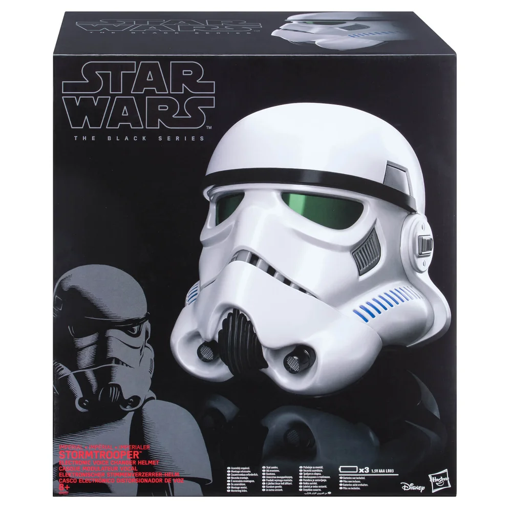 Hasbro Black Series Star Wars Stormtrooper Voice Changer Helm Prop Replik Bild 1
