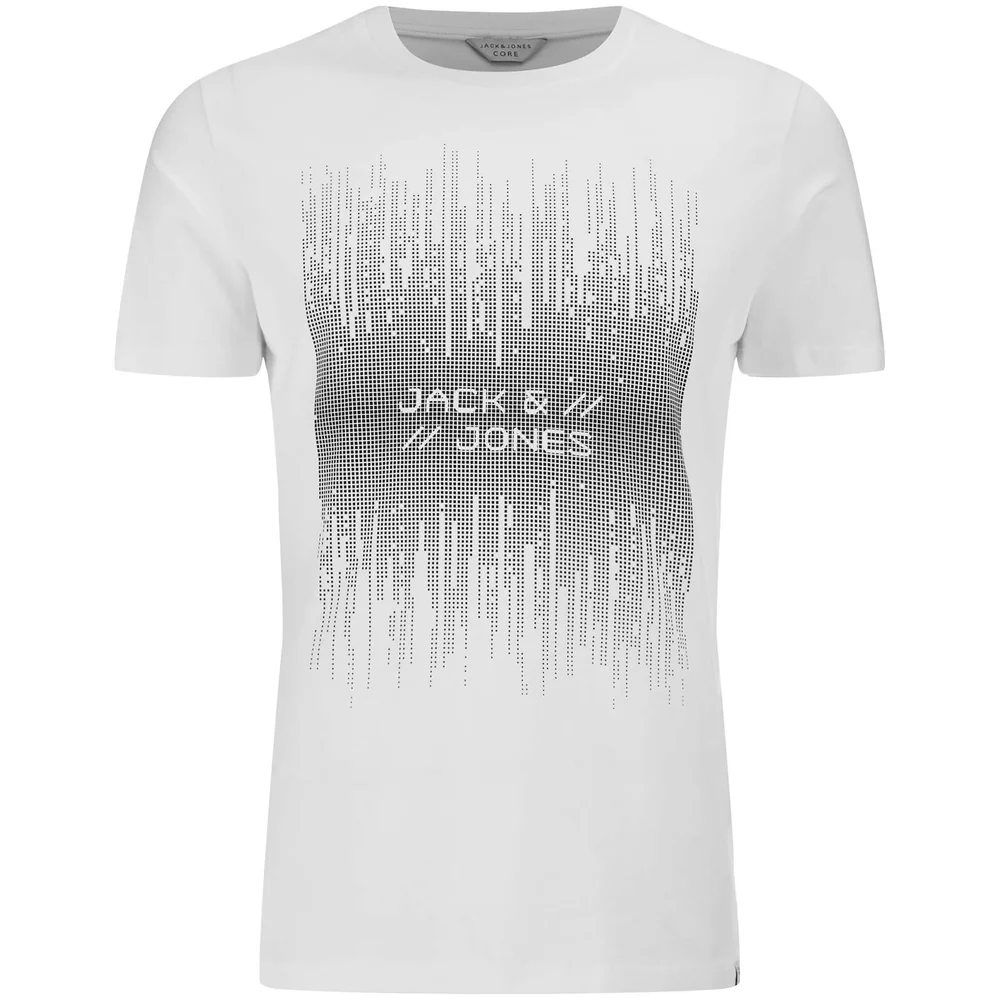 Jack & Jones Men's Core Valentino 3D Print T-Shirt - White - S - Weiß Bild 1