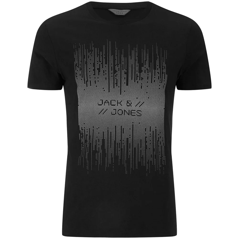 Jack & Jones Men's Core Valentino 3D Print T-Shirt - Black - S - Schwarz Bild 1