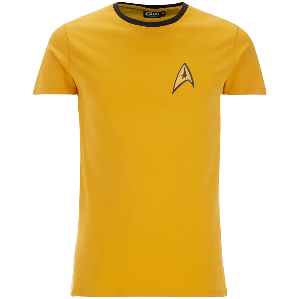 Star Trek Men's Engineer Uniform T-Shirt - Yellow - S - Gelb Bild 1