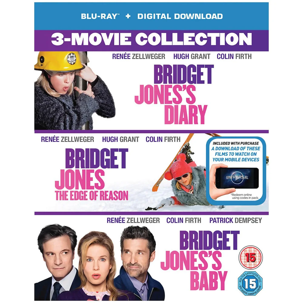 Das Tagebuch der Bridget Jones/Bridget Jones: Der Rand der Vernunft/Bridget Jones's Baby Box-Set Bild 1