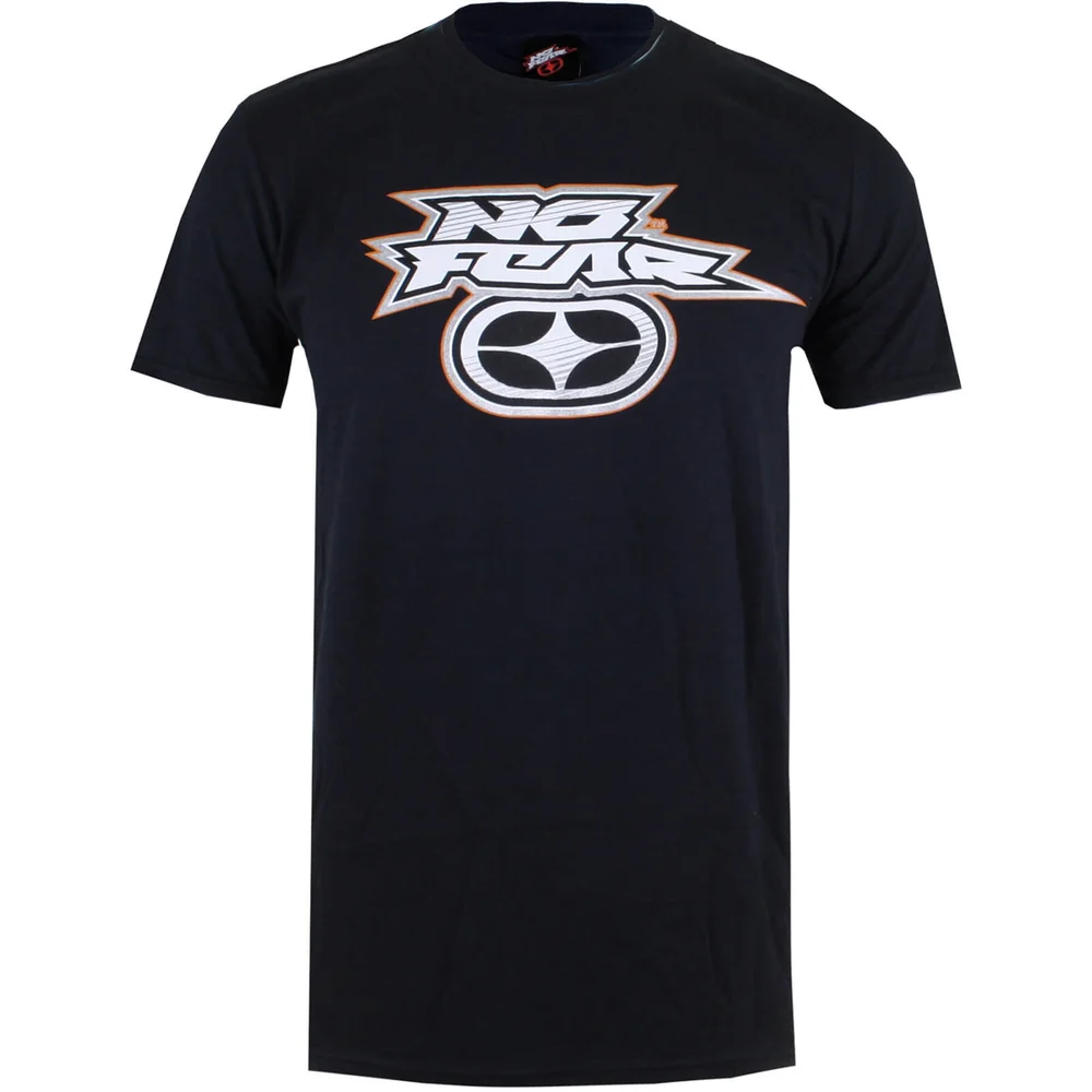 No Fear Men's Reflective Logo T-Shirt - Black - S Bild 1