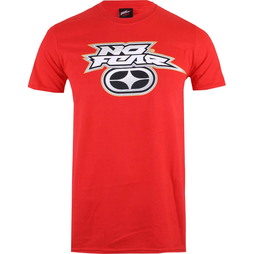 No Fear Men's Reflective Logo T-Shirt - Red - S Bild 1