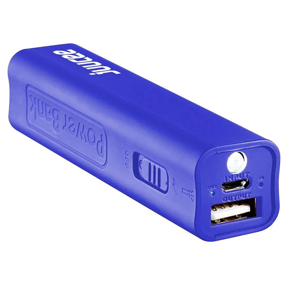 Bitmore® Juucee™ 2600 Power Bank with Torch - Blue Bild 1