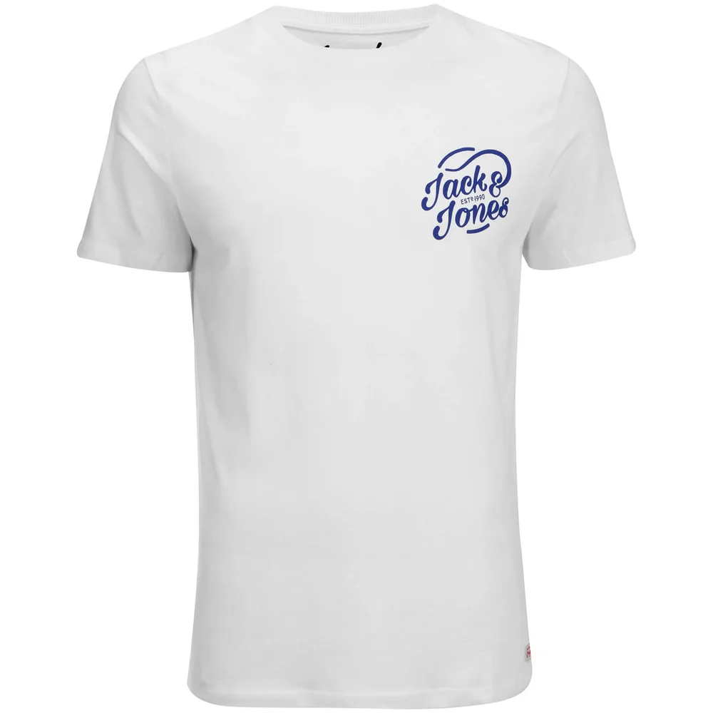Jack & Jones Men's Originals Freebie T-Shirt - White - S - Weiß Bild 1