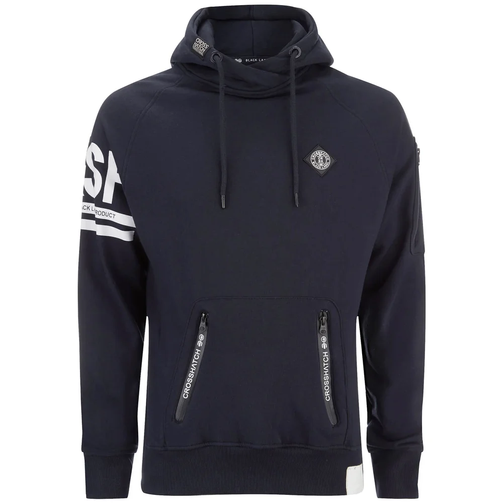 Crosshatch Herren Boost Hoody - Night Sky Navy - S - Blau Bild 1