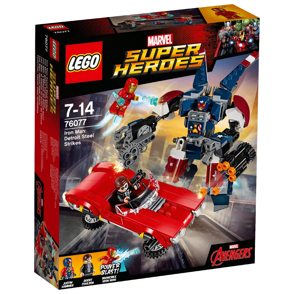 LEGO Marvel Superheroes: Iron Man gegen Detroit Steel (76077) Bild 1