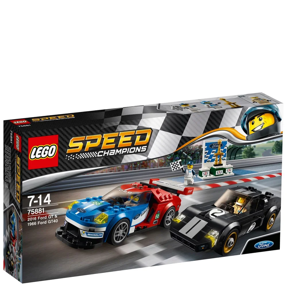 LEGO Speed Champions: 2016 Ford GT & 1966 Ford GT40 (75881) Bild 1