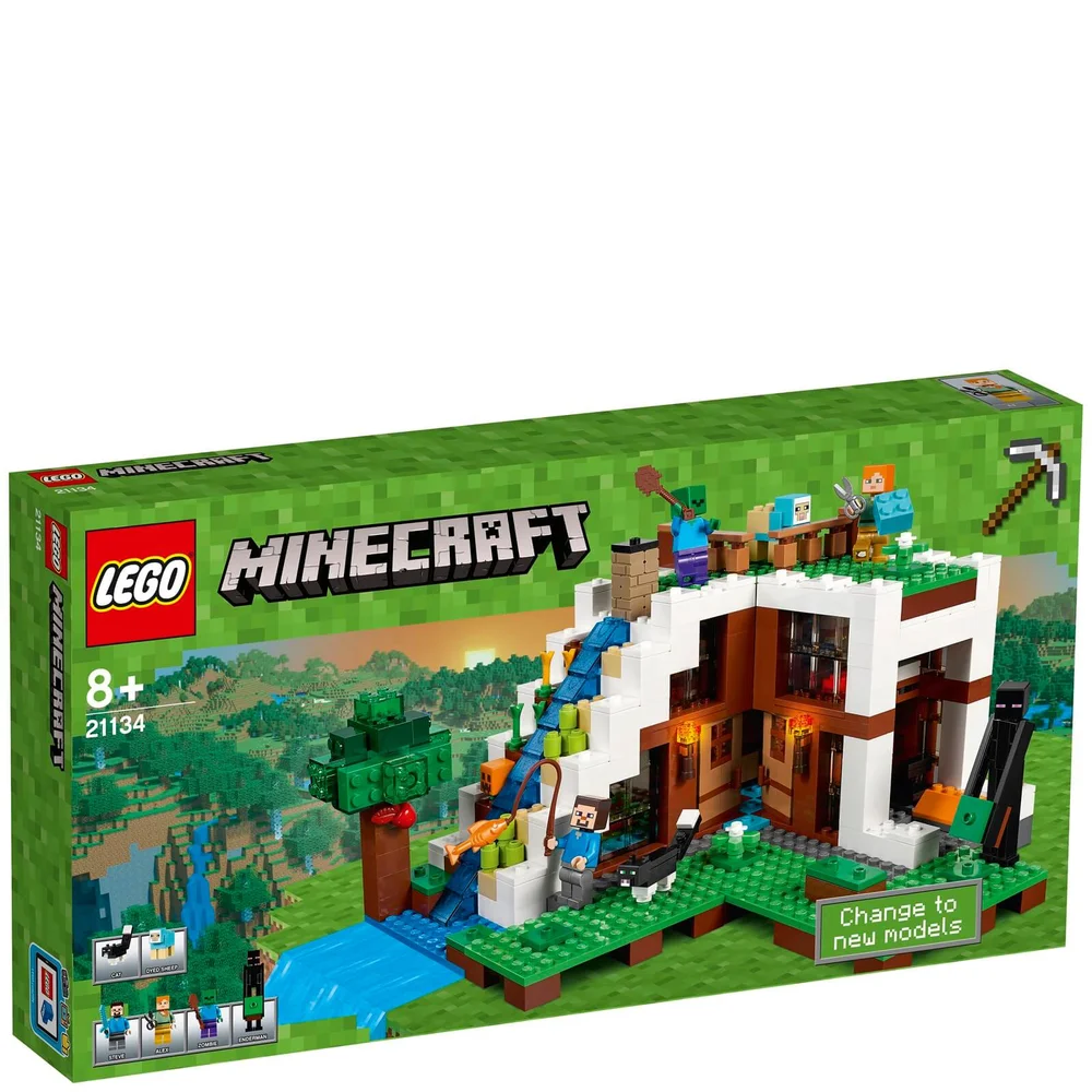 LEGO Minecraft: Unterschlupf im Wasserfall (21134) Bild 1