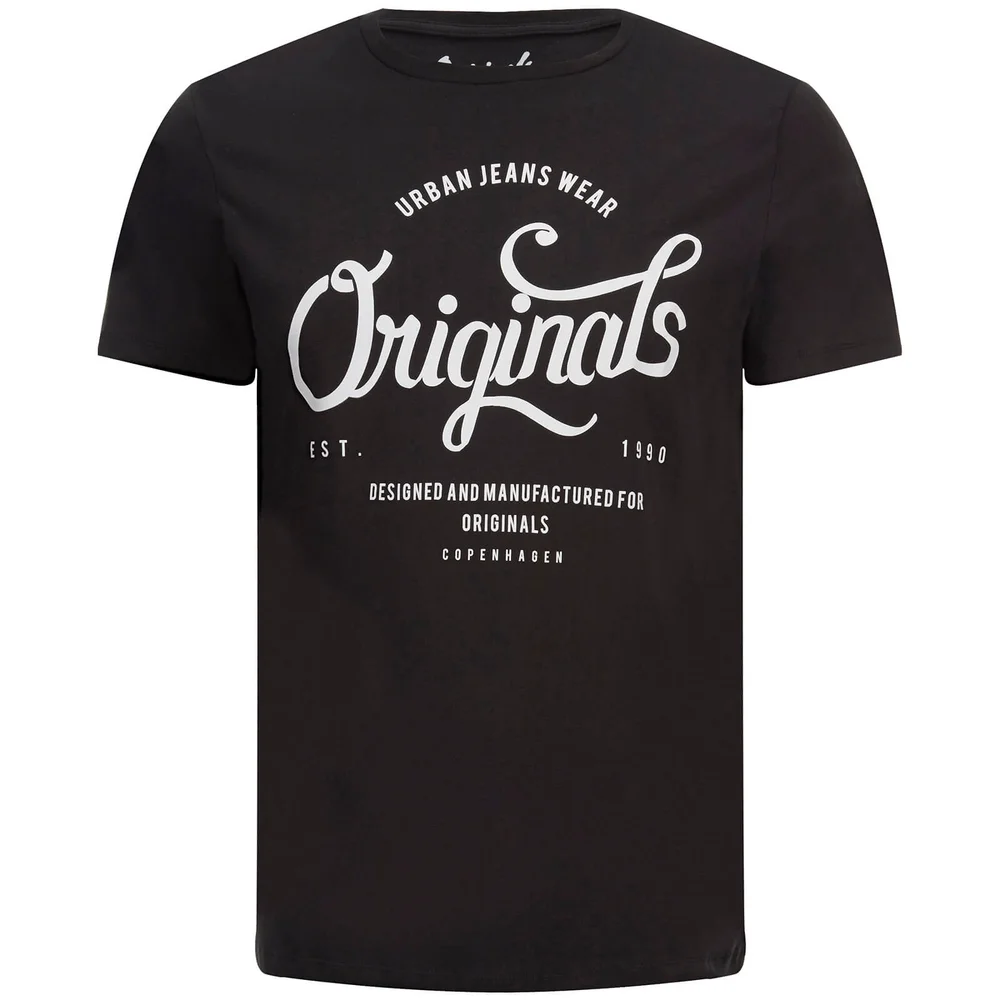 Jack & Jones Originals Men's Raffa T-Shirt - Black - S - Schwarz Bild 1