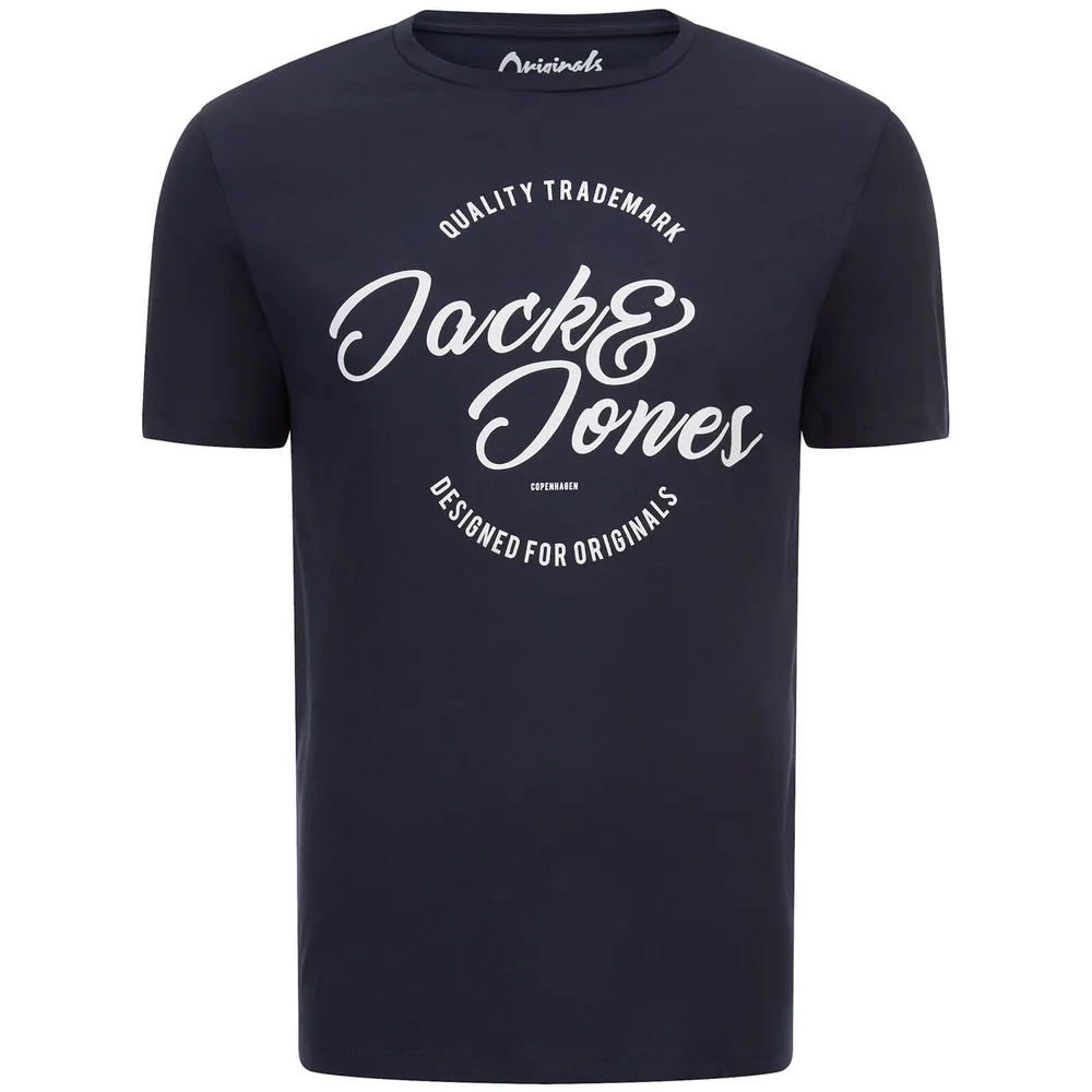 Jack & Jones Originals Men's Raffa T-Shirt - Navy Blazer - S - Blau Bild 1