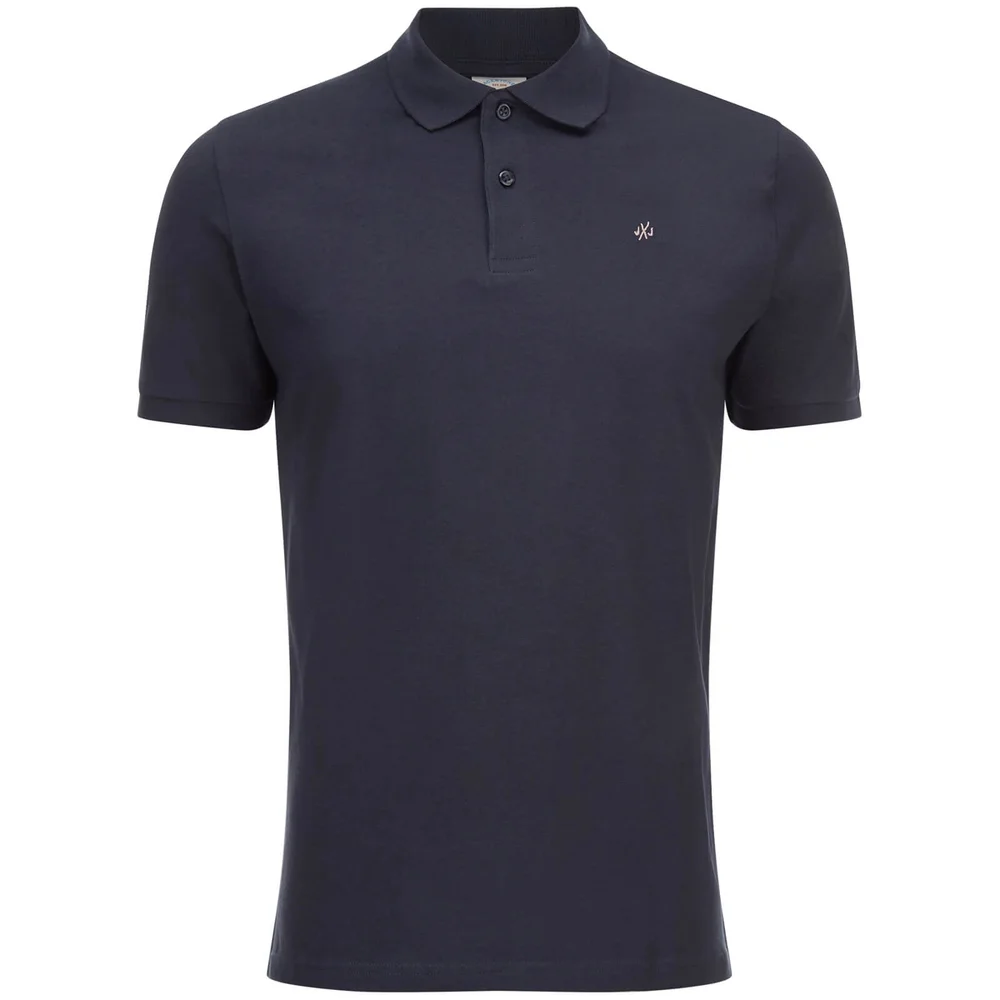 Jack & Jones Originals Men's Perfect Jersey Polo Shirt - Total Eclipse - S - Blau Bild 1