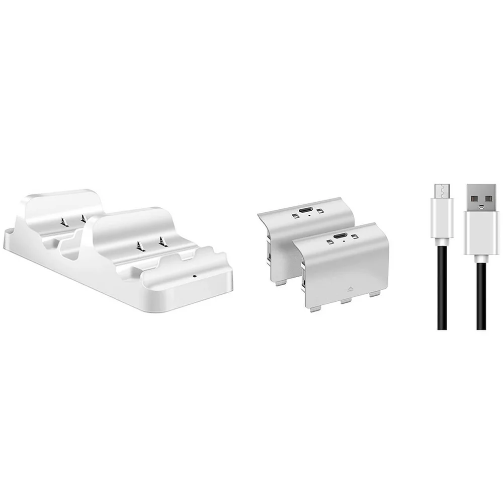 ORB Xbox One S Dual Charge Dock, Play & Charge Batteries Bild 1