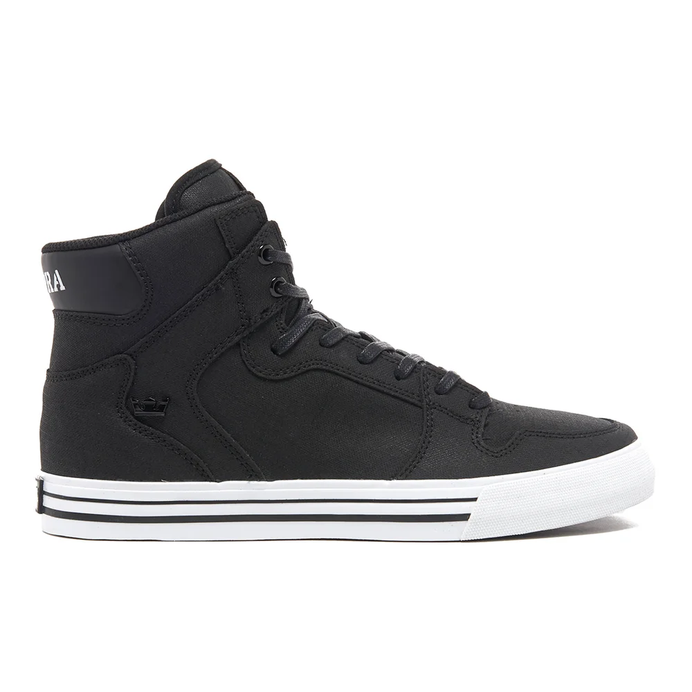 Supra Men's Vaider High Top Trainers - Black/White - UK 10 - Schwarz Bild 1
