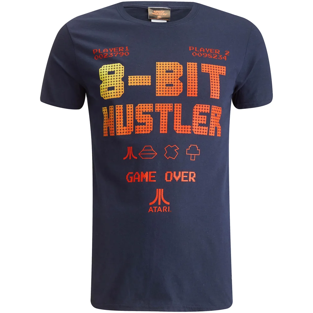 Atari Männer 8-Bit Hustler T-Shirt - Navy - S Bild 1