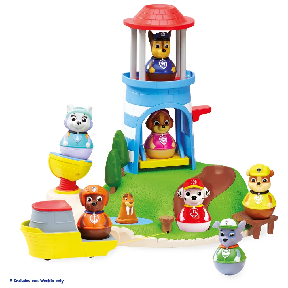 Paw Patrol Weebles Pull and Play Seal Island Playset Bild 1