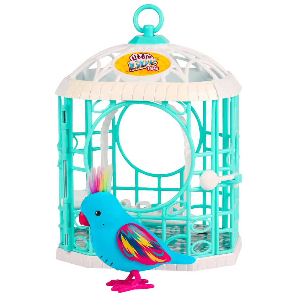 Little Live Pets Tweet Talking Bird with Cage - Two Colours Bild 1