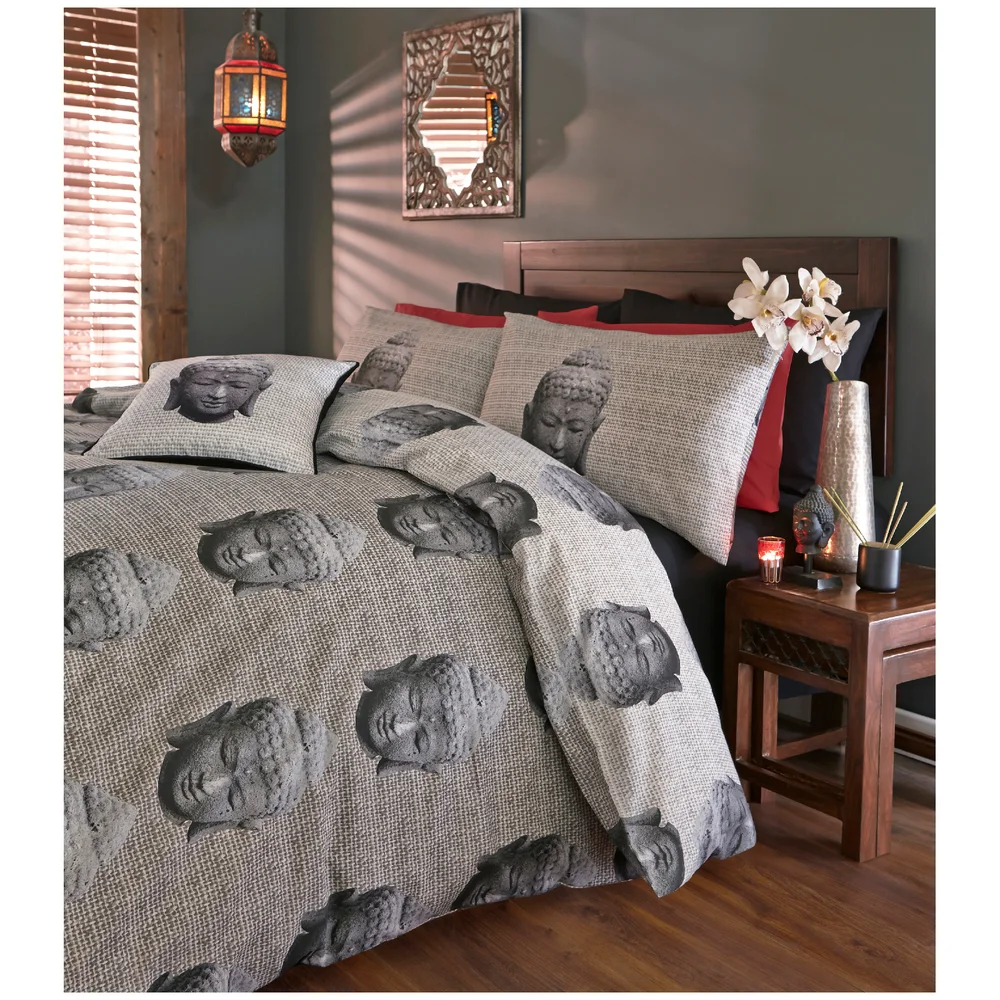 Catherine Lansfield Thai Buddha Bedding Set - Multi - 1 Stck - Bunt Bild 1