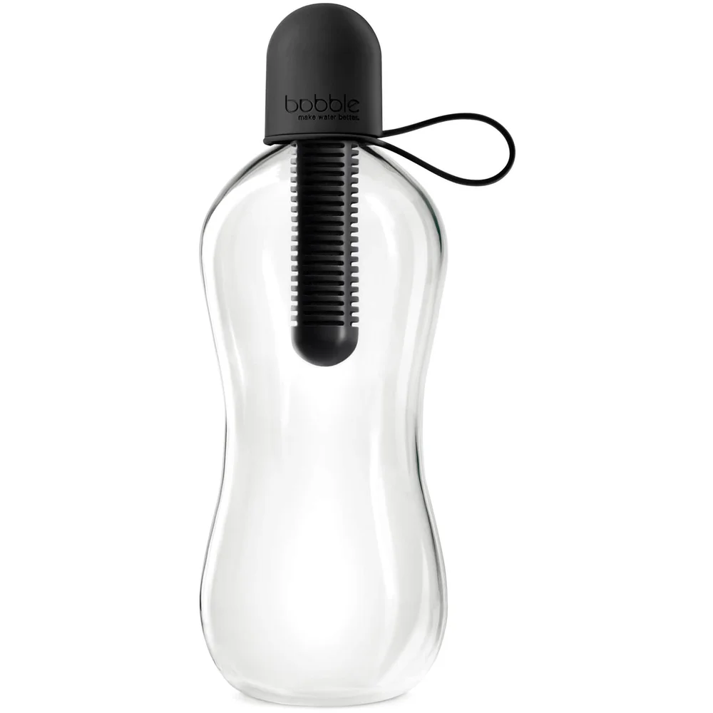 bobble Carry Cap Filtered Water Bottle 550ml - Black Bild 1
