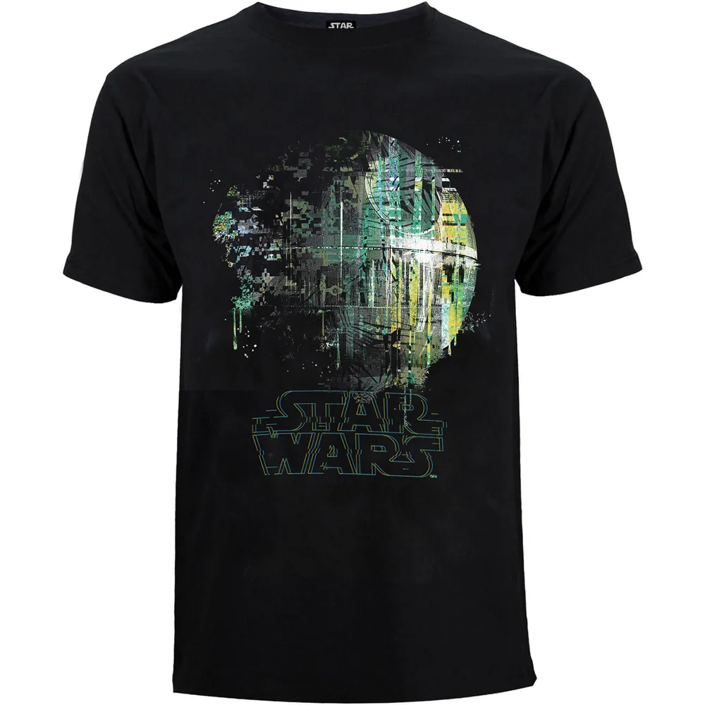 Star Wars: Rogue One Herren Rainbow Effect Death Star T-Shirt - Schwarz - S - Schwarz Bild 1