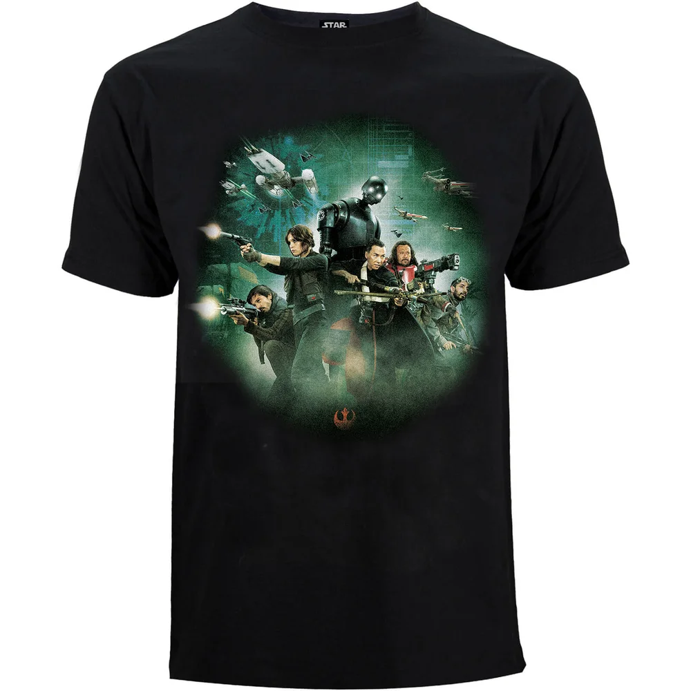 Star Wars: Rogue One Herren Group Battle T-Shirt - Schwarz - S Bild 1
