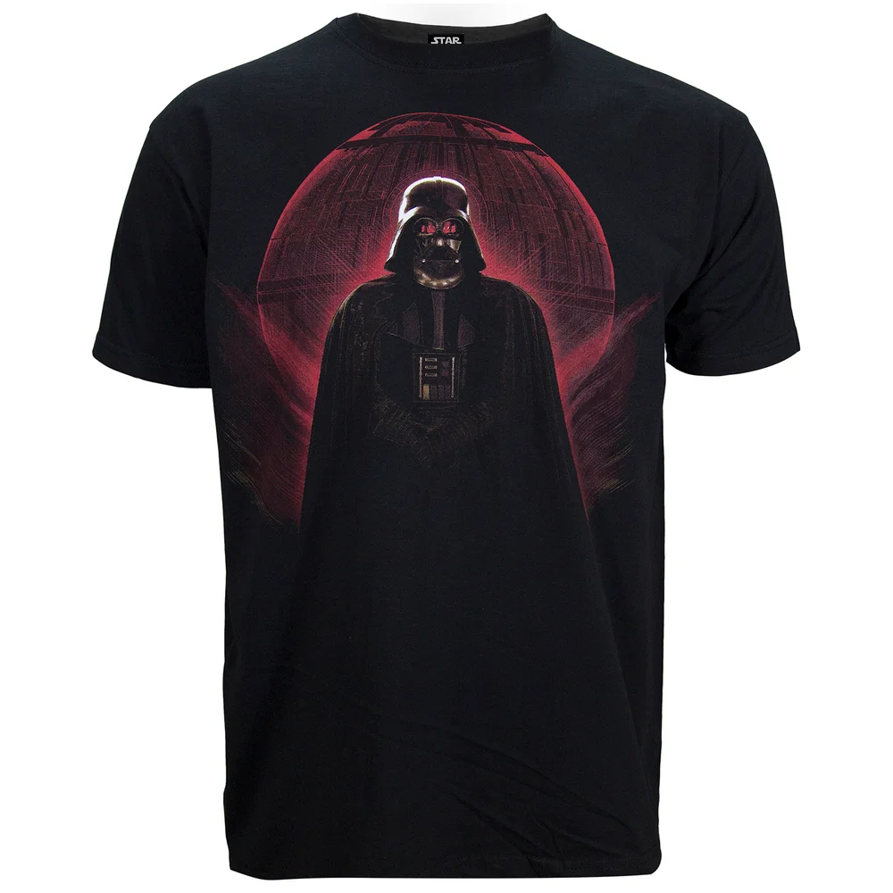 Star Wars: Rogue One Männer Darth Vadar Rot Globe T-Shirt - Schwarz - S - Schwarz Bild 1