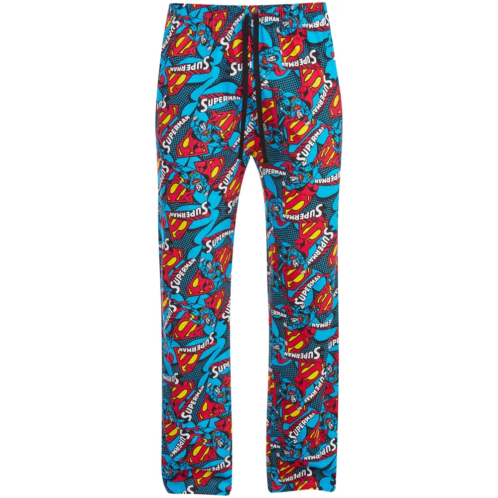 DC Comics Men's Superman Lounge Pants - Blue - S - Blau Bild 1