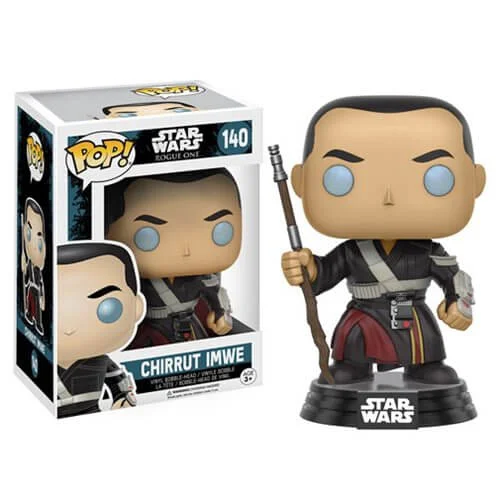 Star Wars Rogue One Chirrut Imwe Pop! Vinyl Bobble Head Bild 1