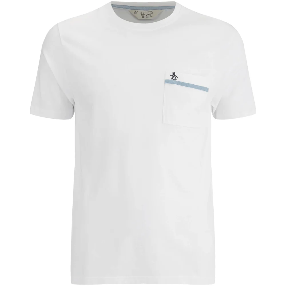 Original Penguin Men's Pocket T-Shirt - White - S - Weiß Bild 1