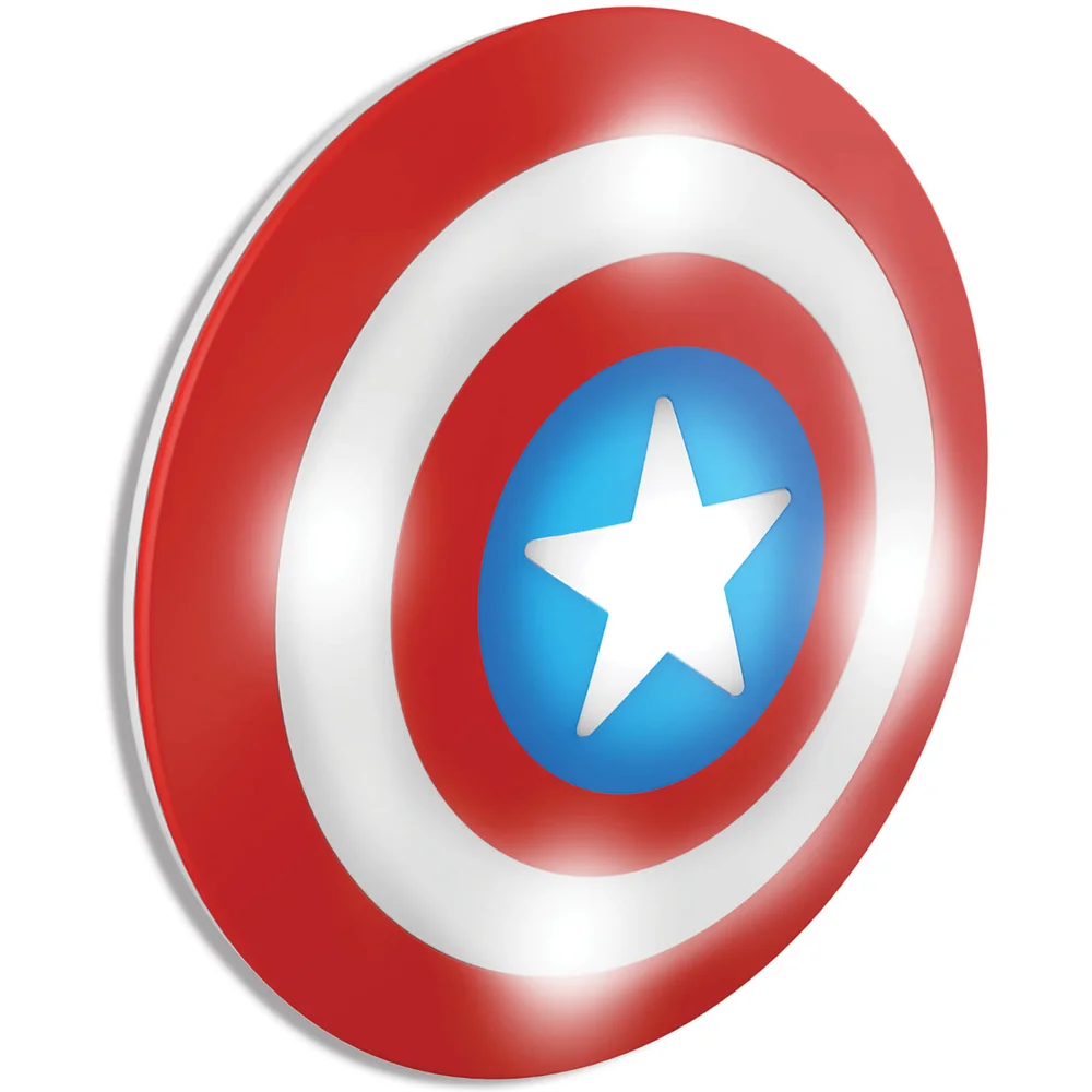 Marvel 3D Wall Light - Captain America Shield Bild 1