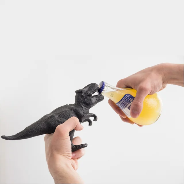 Dinosaurier Flaschenöffner – Schwarz
